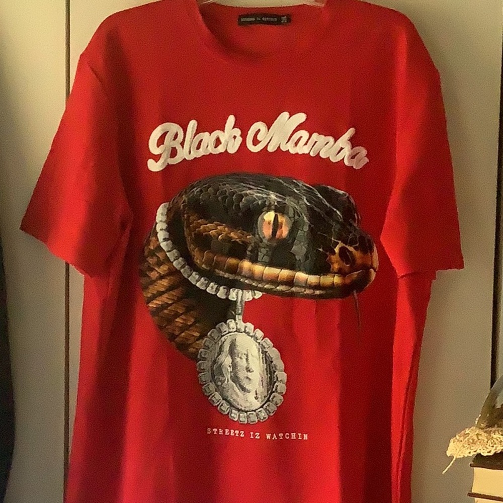 Red Black Mamba Graphic T-Shirt